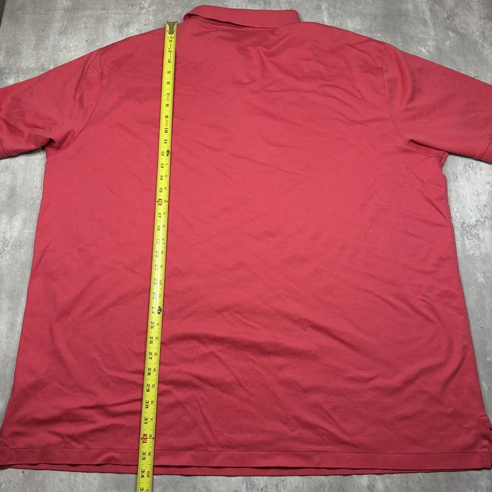 Polo Ralph Lauren Polo Shirt Men's 4XLT Red Flesh Pony Golf Performance